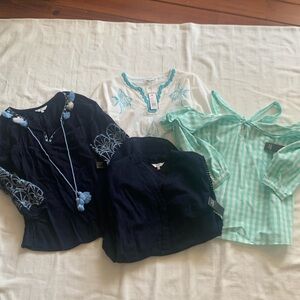 Lot of 4 NWT Crown & Ivy Tops